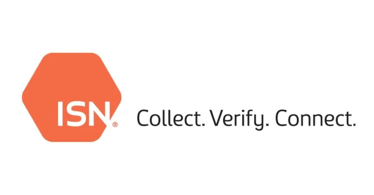 ISN certification logo with Collect Verify Connect tagline — contractor prequalification and safety compliance platform